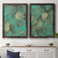 Minty Green Orbs I - Premium Framed Canvas 2 Piece Set - Ready to Hang