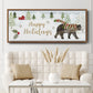 Woodland Christmas Collection D - Floater Framed Canvas Print