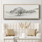 Scenic Scribble II - Floater Framed Canvas Print
