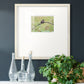 Resting Sparrow- Premium Framed Print Double Matboard