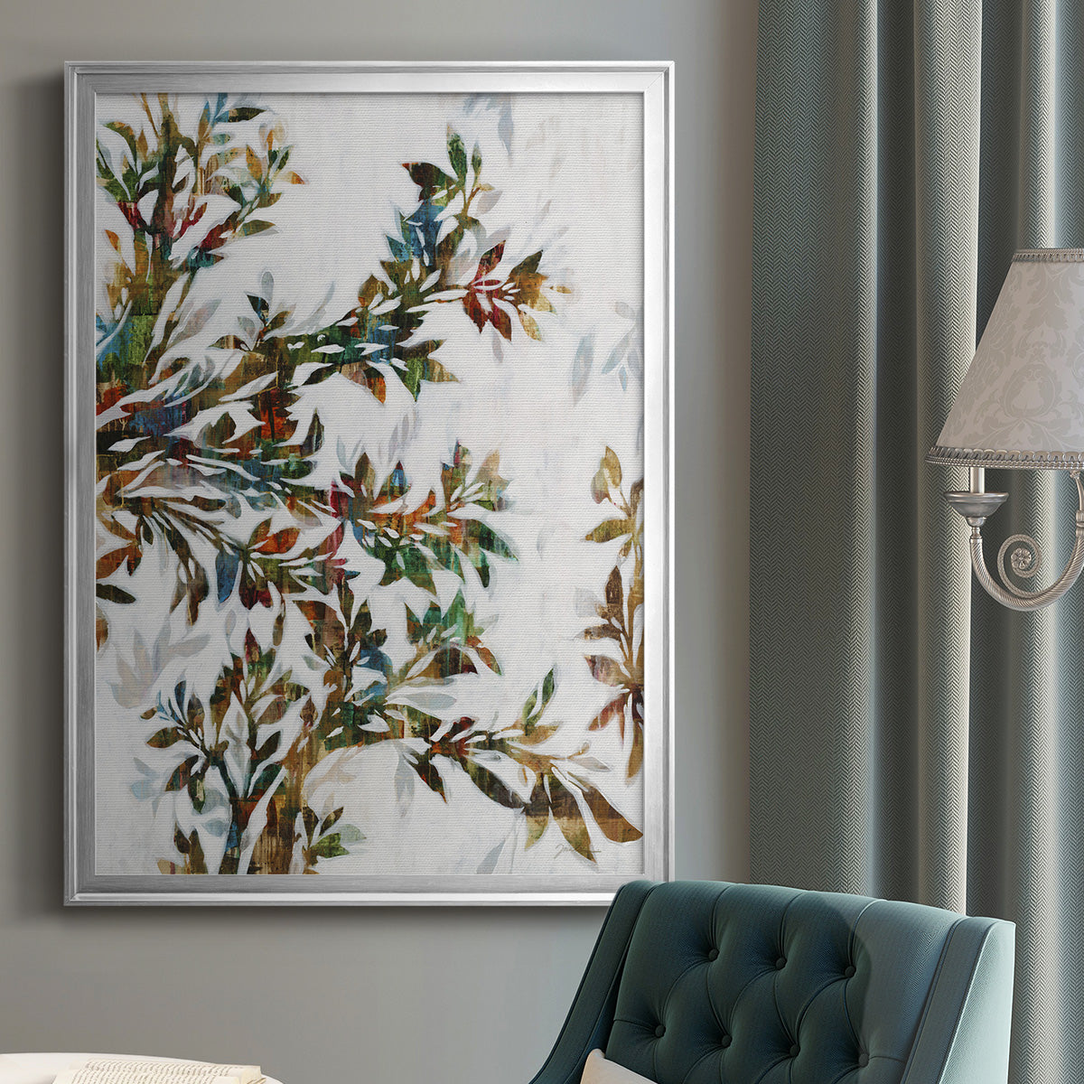 Tree of Life II - Modern Framed Canvas Print