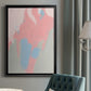 Blushing Abstract III - Modern Framed Canvas Print