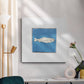 Block Print Fish IX-Premium Gallery Wrapped Canvas - Ready to Hang