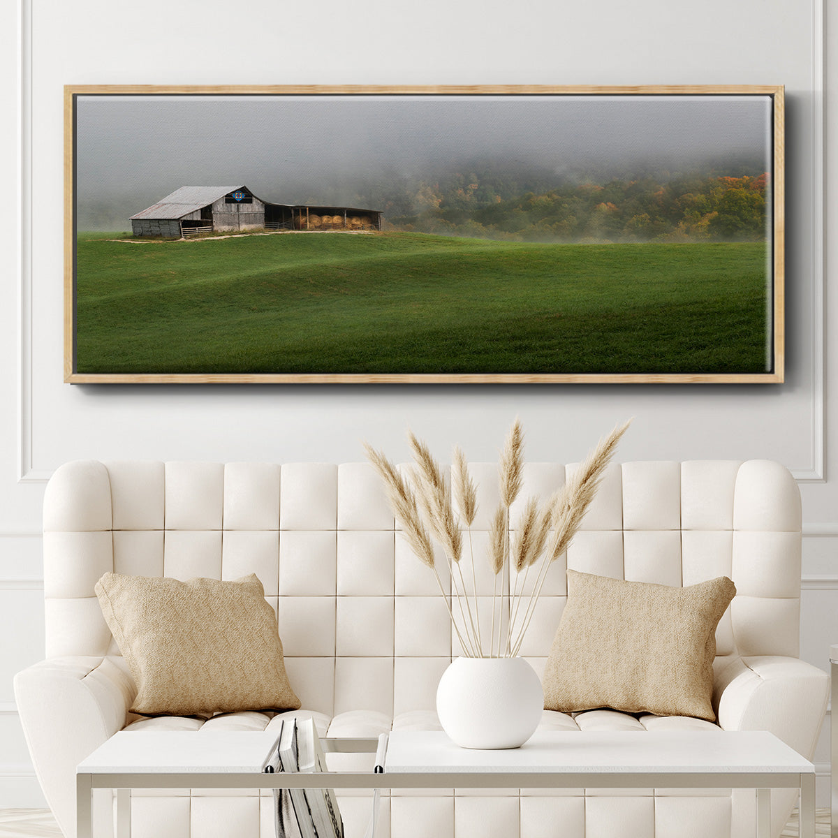 Mountain Air - Floater Framed Canvas Print