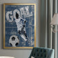 Goal Scorer - Modern Framed Canvas Print