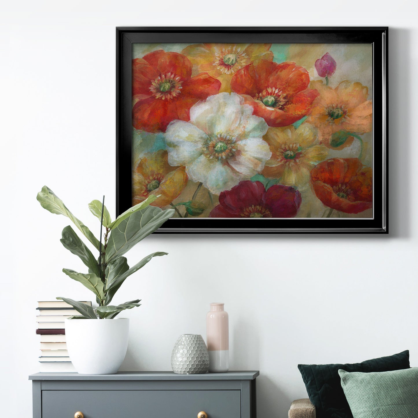 Poppycentric Premium Classic Framed Canvas - Ready to Hang