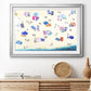 Colorful Beach Premium Framed Print - Ready to Hang