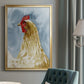 Chicken Portrait I - Modern Framed Canvas Print