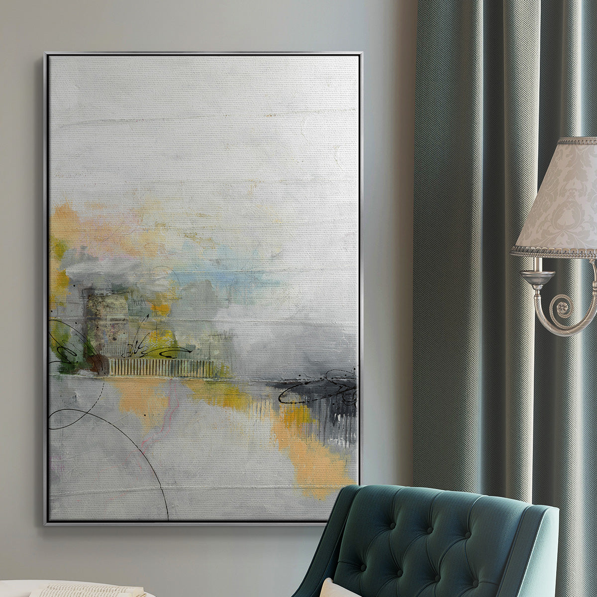 A Place Of My Own - Floater Framed Canvas Print
