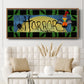 Halloween Trick or Treaters Collection D - Floater Framed Canvas Print