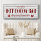 Hot Cocoa Bar - Floater Framed Canvas Print
