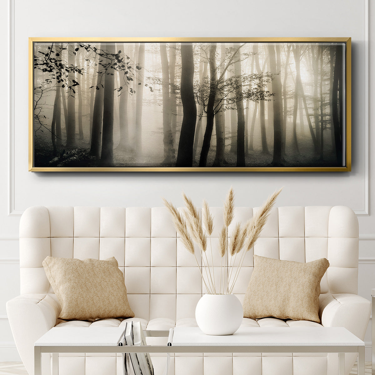 Light is Always There - Floater Framed Canvas Print