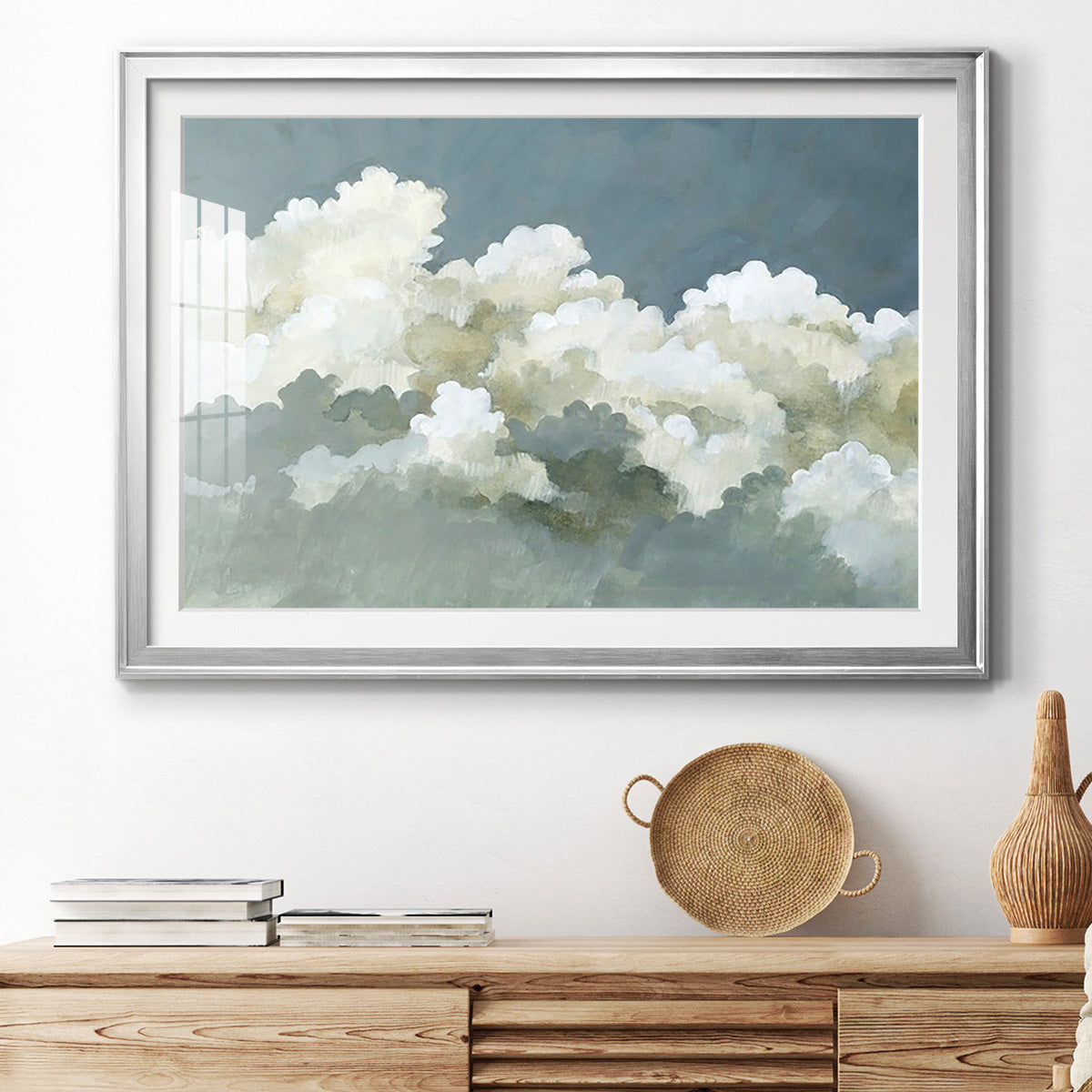 Big Clouds III - Modern Framed Art Print