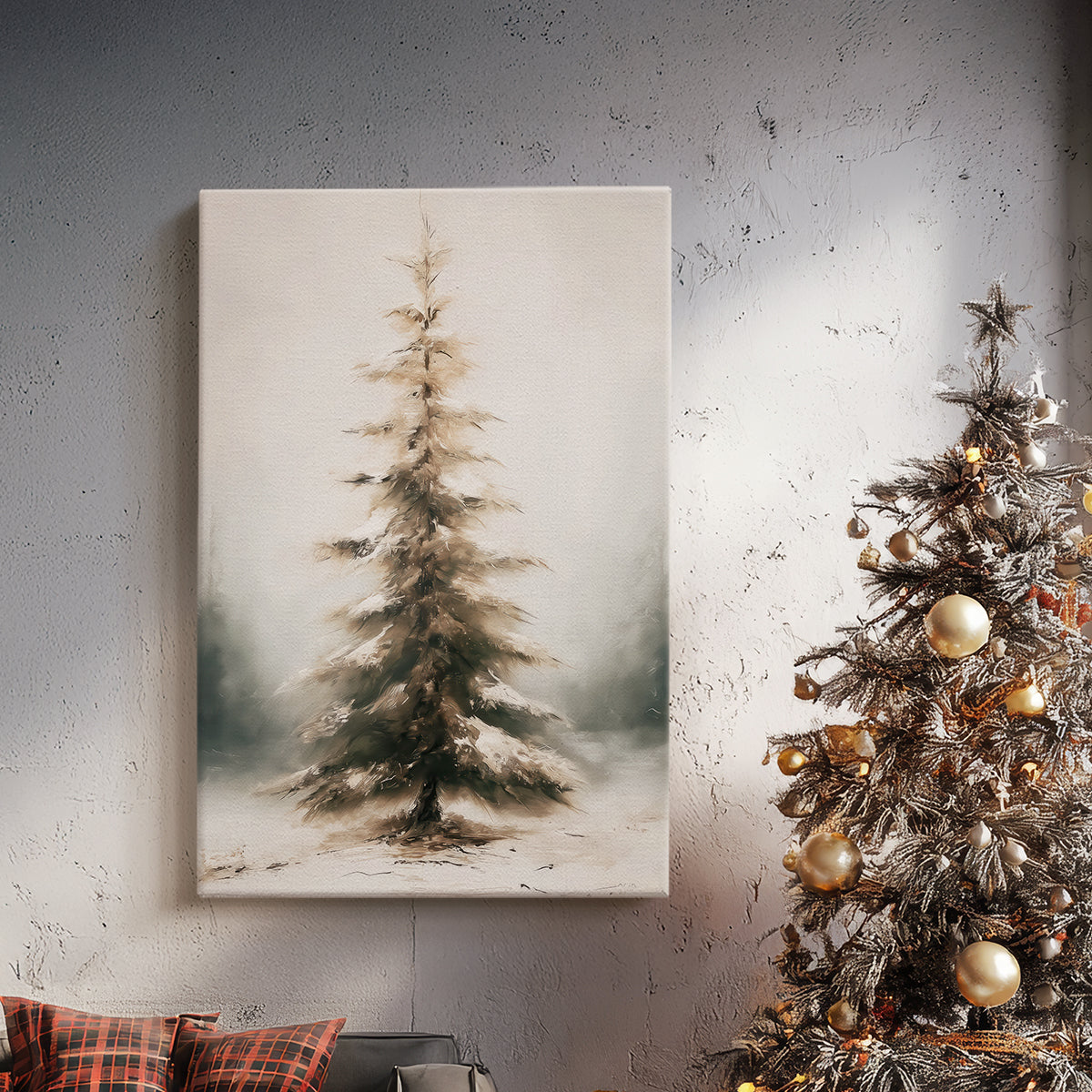 Pines of Silver Serenade - Canvas Art Print