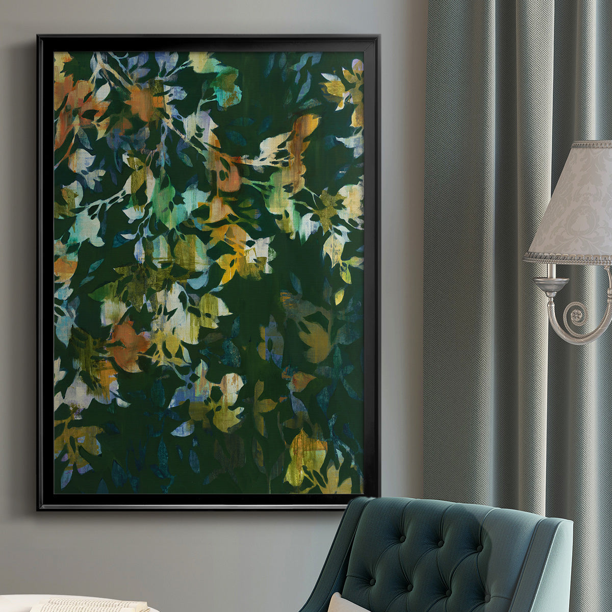 Whirlwind II - Modern Framed Canvas Print