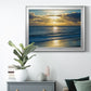 Beach Sunset Surfers Premium Classic Framed Canvas - Ready to Hang