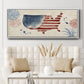 Fourth of July Collection C - Floater Framed Canvas Print