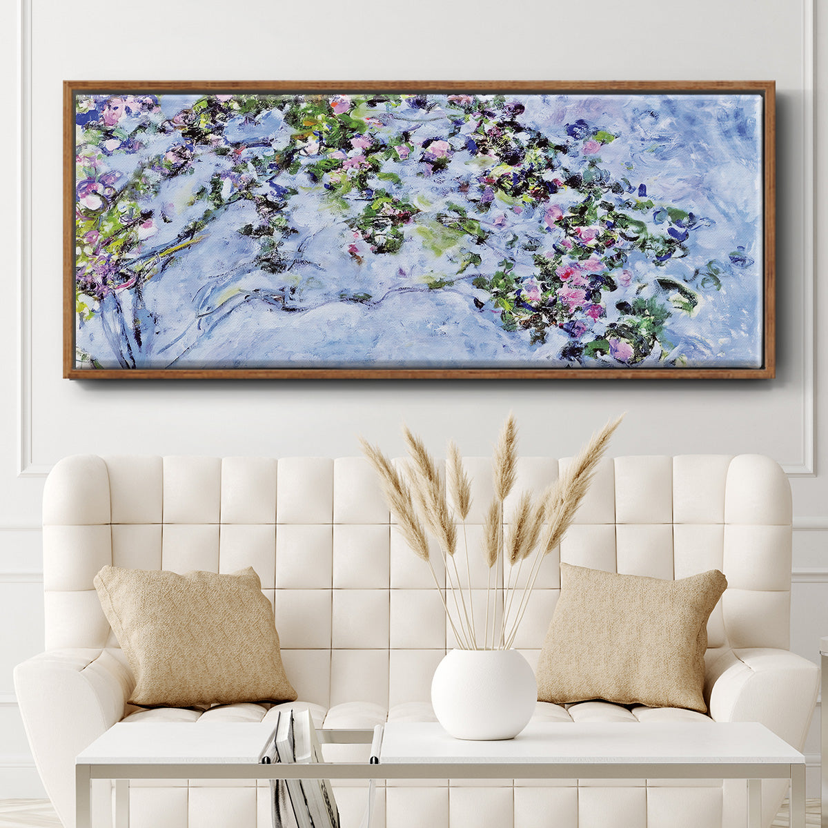 The Rose Bush, 1925 - Floater Framed Canvas Print