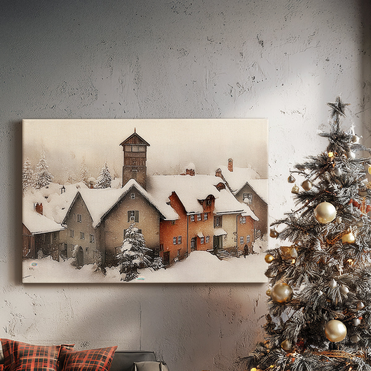 Twilight of Gilded Night - Canvas Art Print