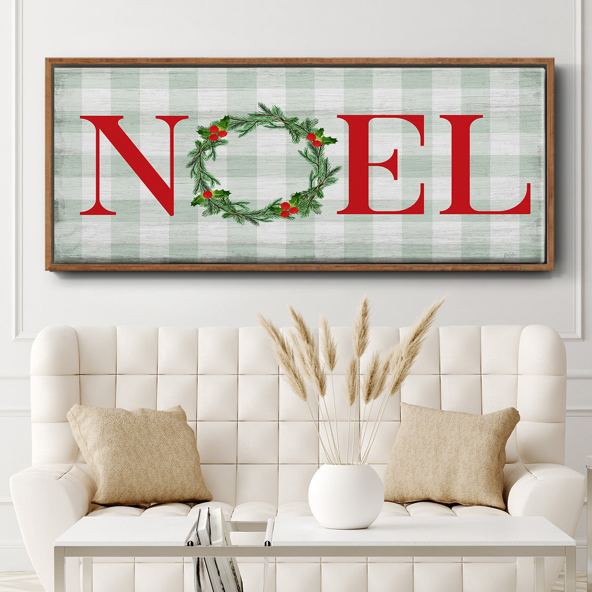 Noel - Floater Framed Canvas Print