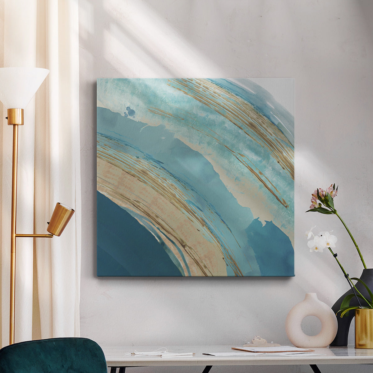 Making Blue Waves III - Canvas Art Print