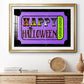 Happy Halloween Ticket Premium Framed Print - Ready to Hang