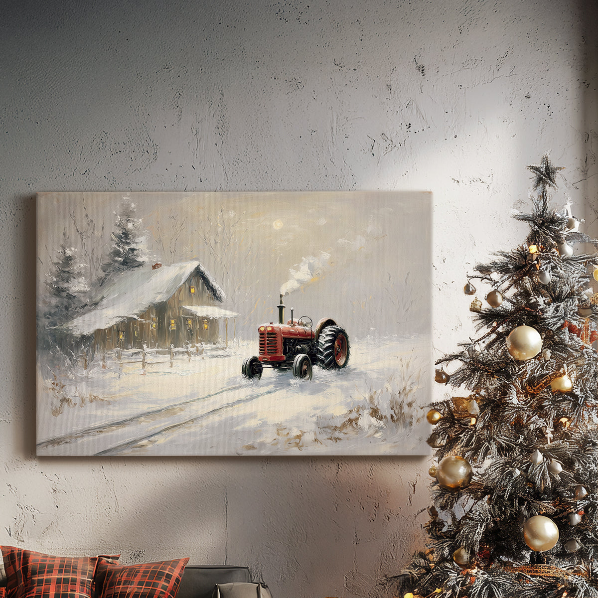 Snowwhite Skies Blessing - Canvas Art Print