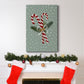 Peppermint Snowman Collection B - Gallery Wrapped Canvas