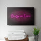 Neon Love II - Canvas Art Print