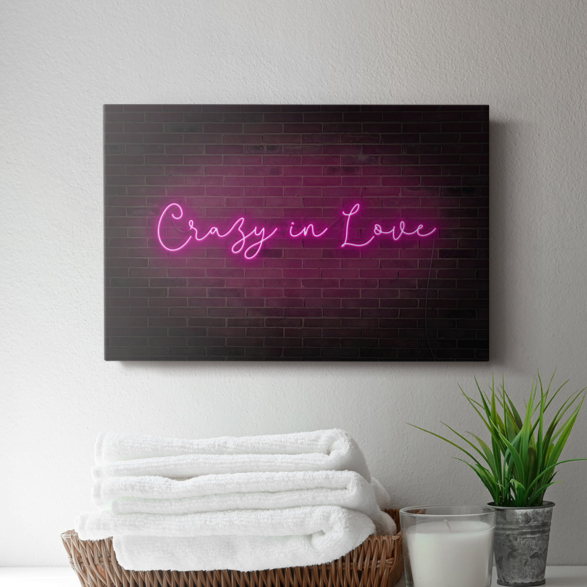 Neon Love II - Canvas Art Print
