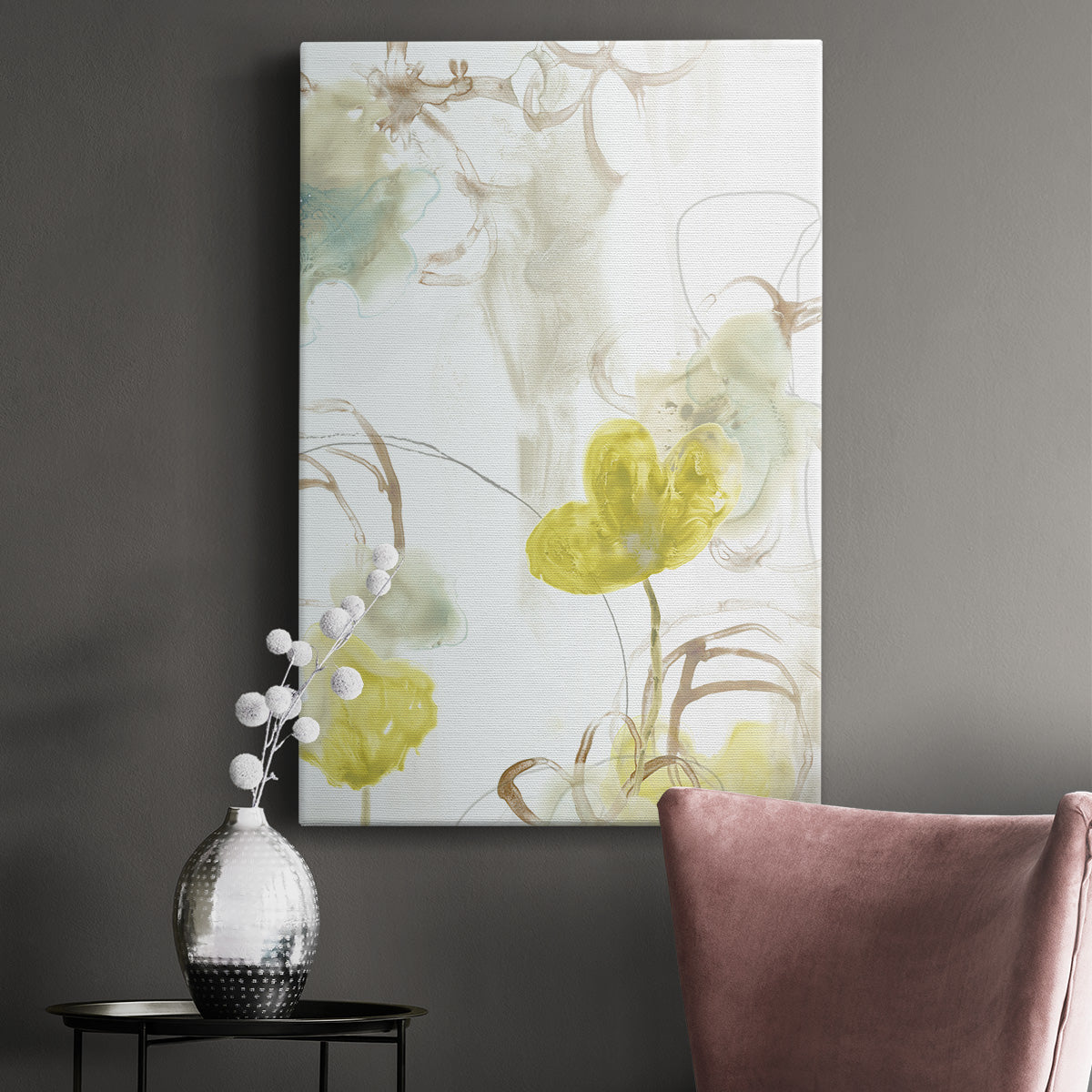 Floral Arc I - Canvas Art Print