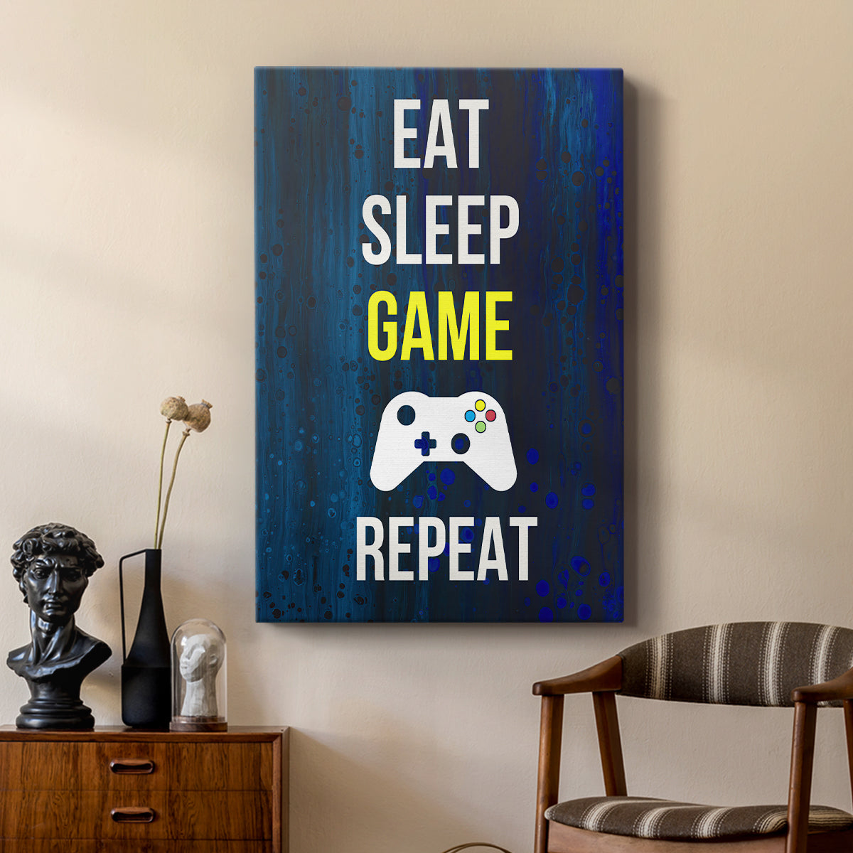 Gamer at Play V - Canvas Art Print
