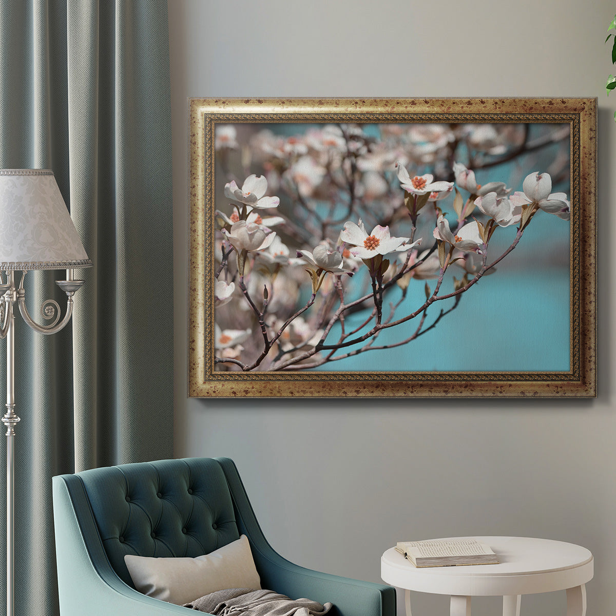 Dogwood Spring III Premium Framed Canvas- Ready to Hang