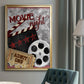 Movie Night II - Modern Framed Canvas Print