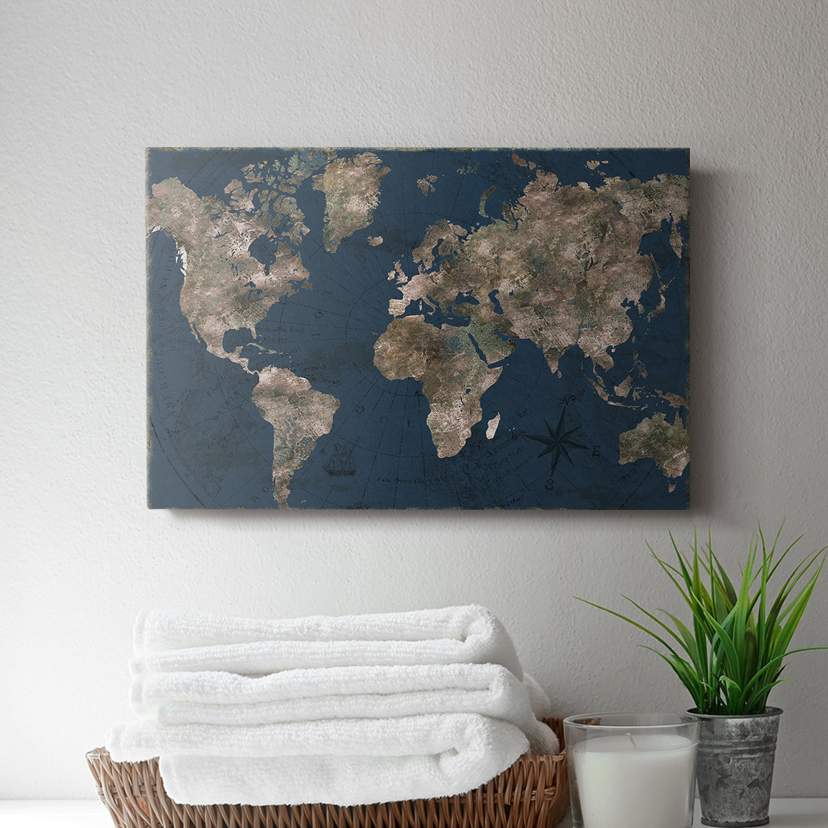 Navy Atlas - Canvas Art Print