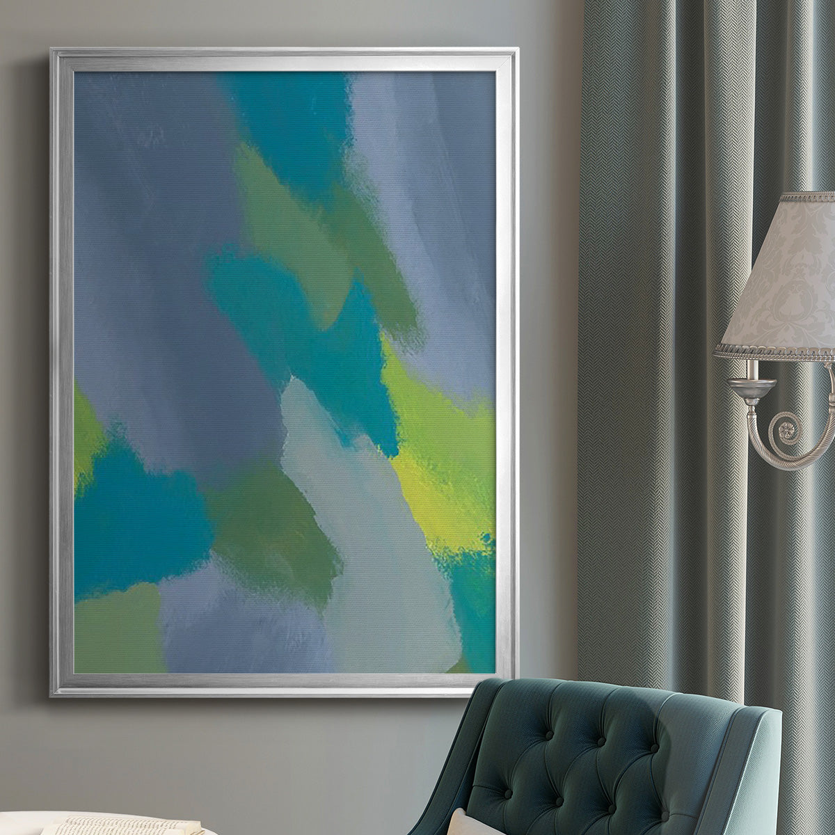 Lost in Memories IV - Modern Framed Canvas Print