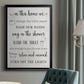 In This Bathroom - Modern Framed Canvas Print