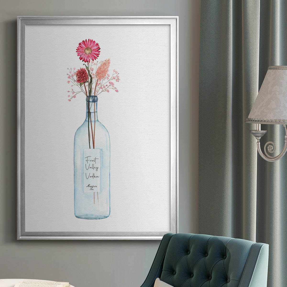 Frost Valley Vodka - Modern Framed Canvas Print