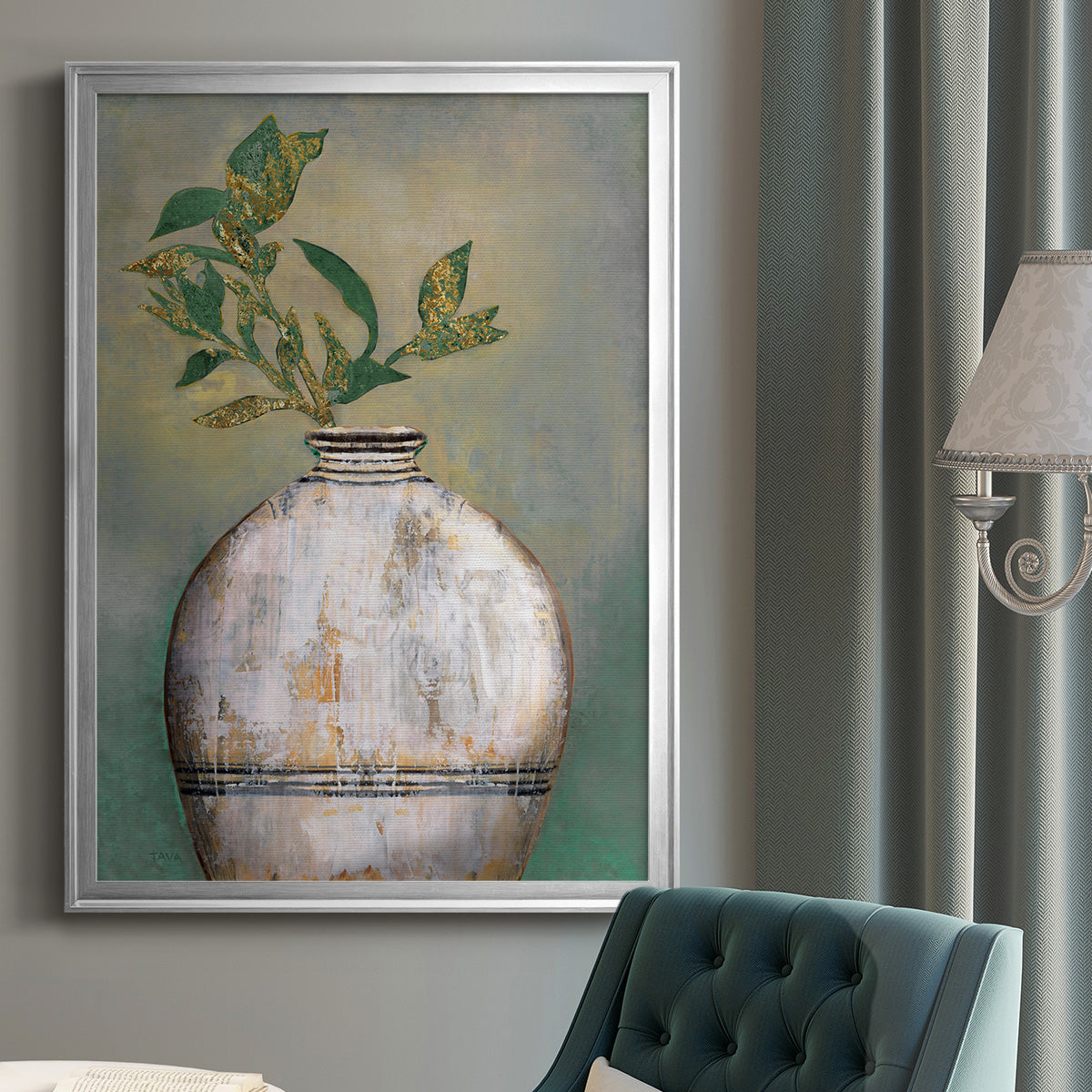 Global Vessel II - Modern Framed Canvas Print