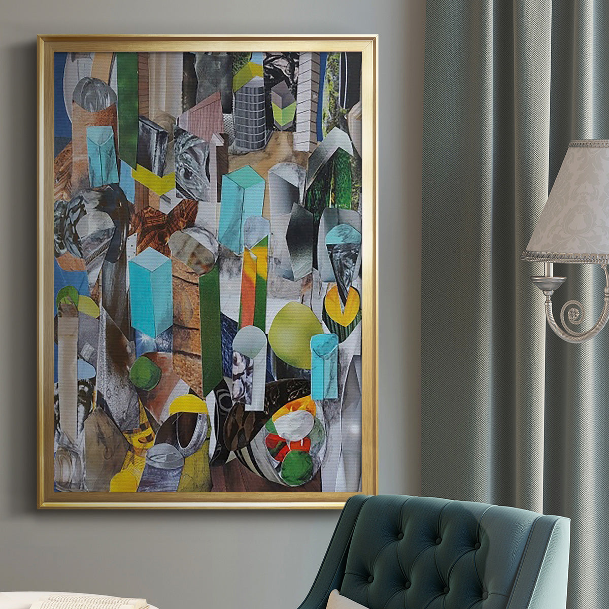 Puerto Vallarta - Modern Framed Canvas Print