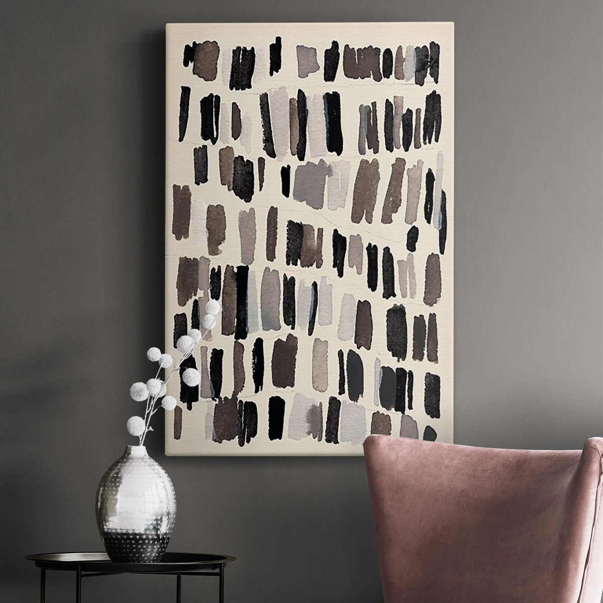 Chalk and Flint III - Canvas Art Print