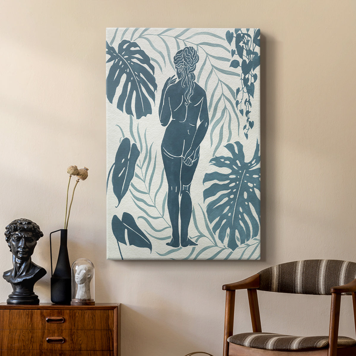 Moon Gazer III - Canvas Art Print