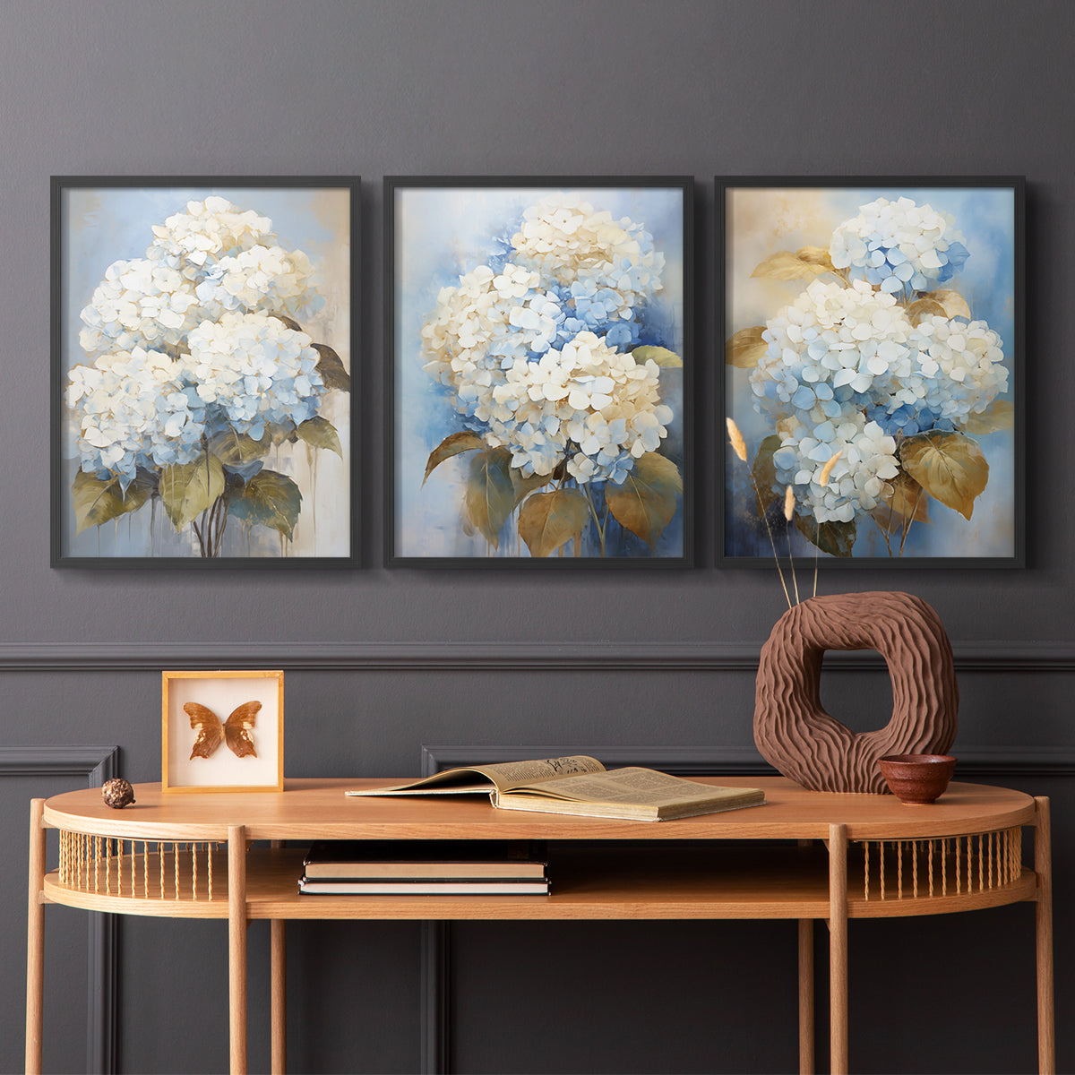 Floral Study Series XLIII - Restickable Framed Art Set