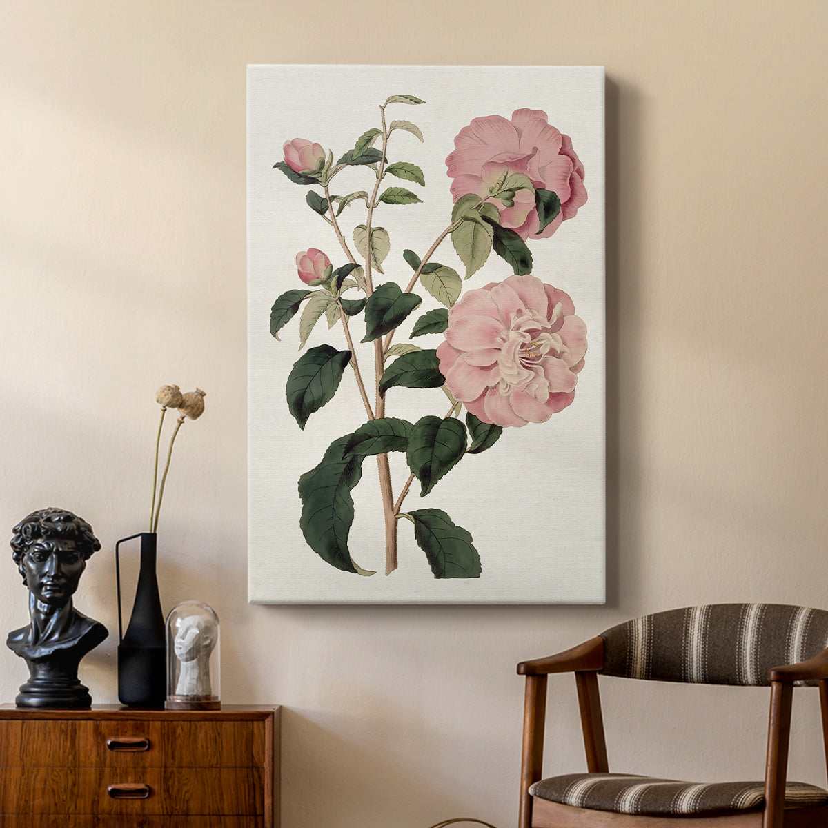 Pink Floral Mix IV - Canvas Art Print