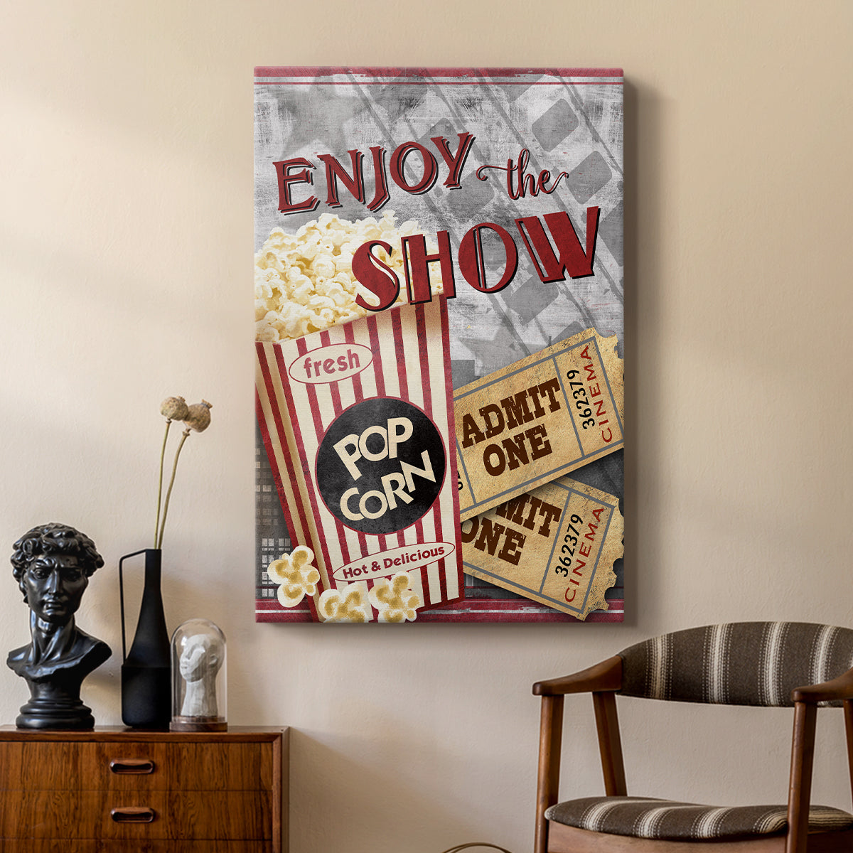 Movie Night I - Canvas Art Print