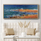 The 'Big Blue' Sea in Antibes, 1888 - Floater Framed Canvas Print