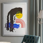 Shifting I - Modern Framed Canvas Print