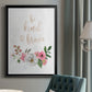 Be Kind and Brave - Modern Framed Canvas Print