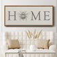 Bee Home - Floater Framed Canvas Print