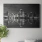 Chicago Panorama Black & White - Canvas Art Print